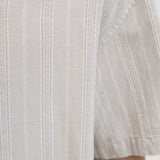 JACK & JONES JPRCCMONTANA dobby resort shirt in silver lining - Image 5