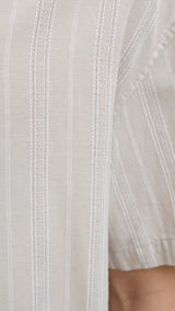 JACK & JONES JPRCCMONTANA dobby resort shirt in silver lining - Image 5
