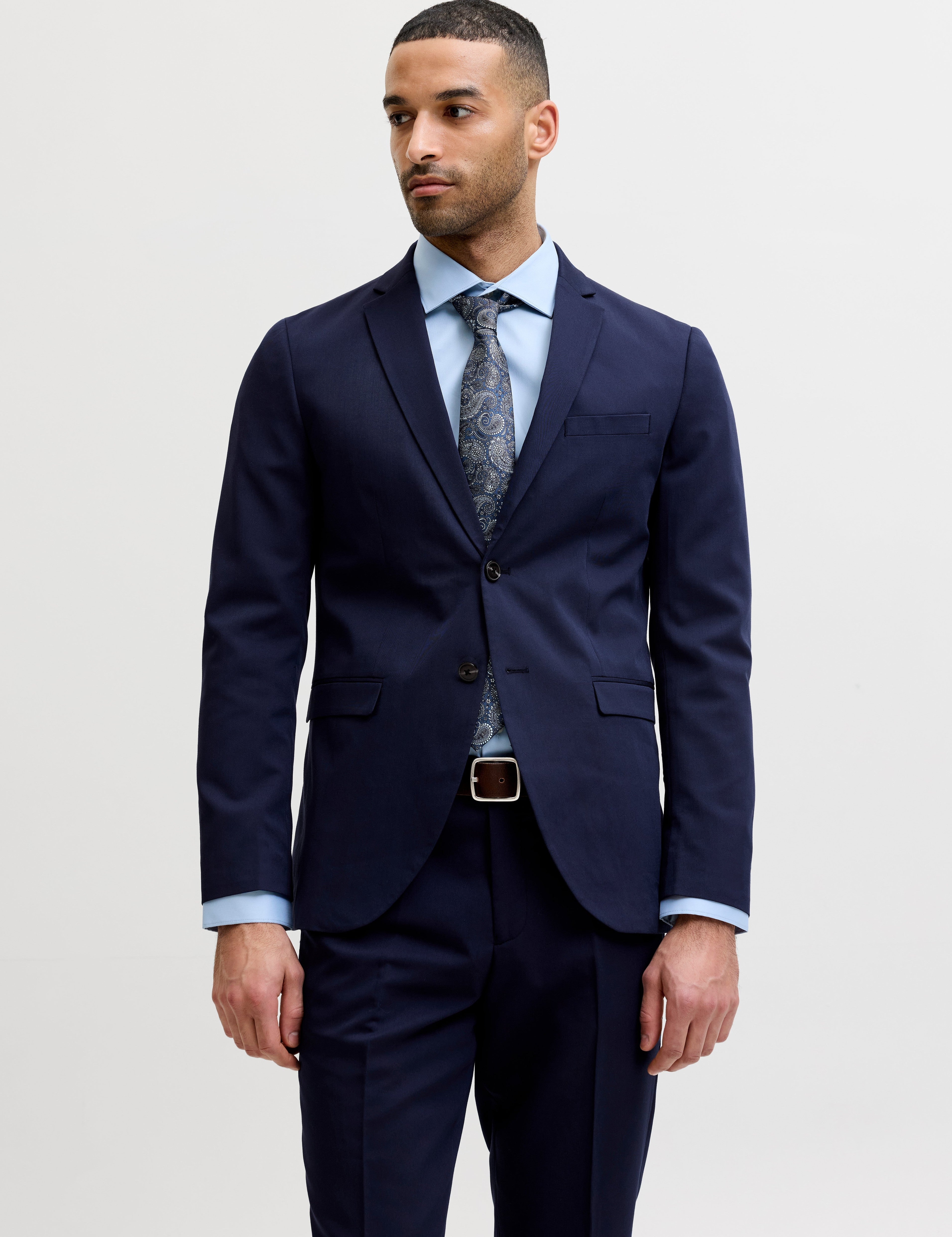 JACK & JONES JPRFRANCO blazer in medieval blue - Image 1