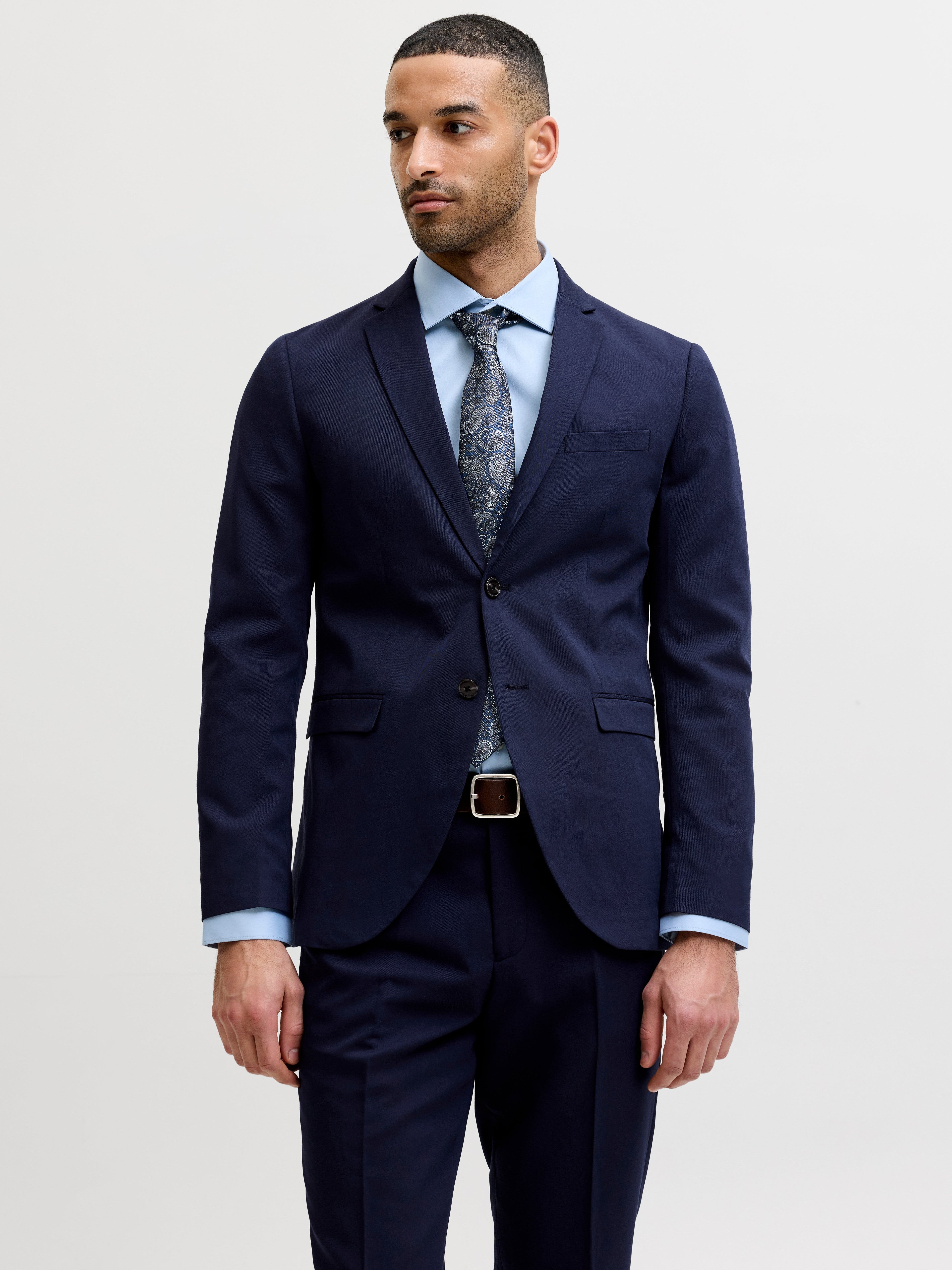 JACK & JONES JPRFRANCO blazer in medieval blue - Image 1