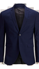 JACK & JONES JPRFRANCO blazer in medieval blue - Image 3