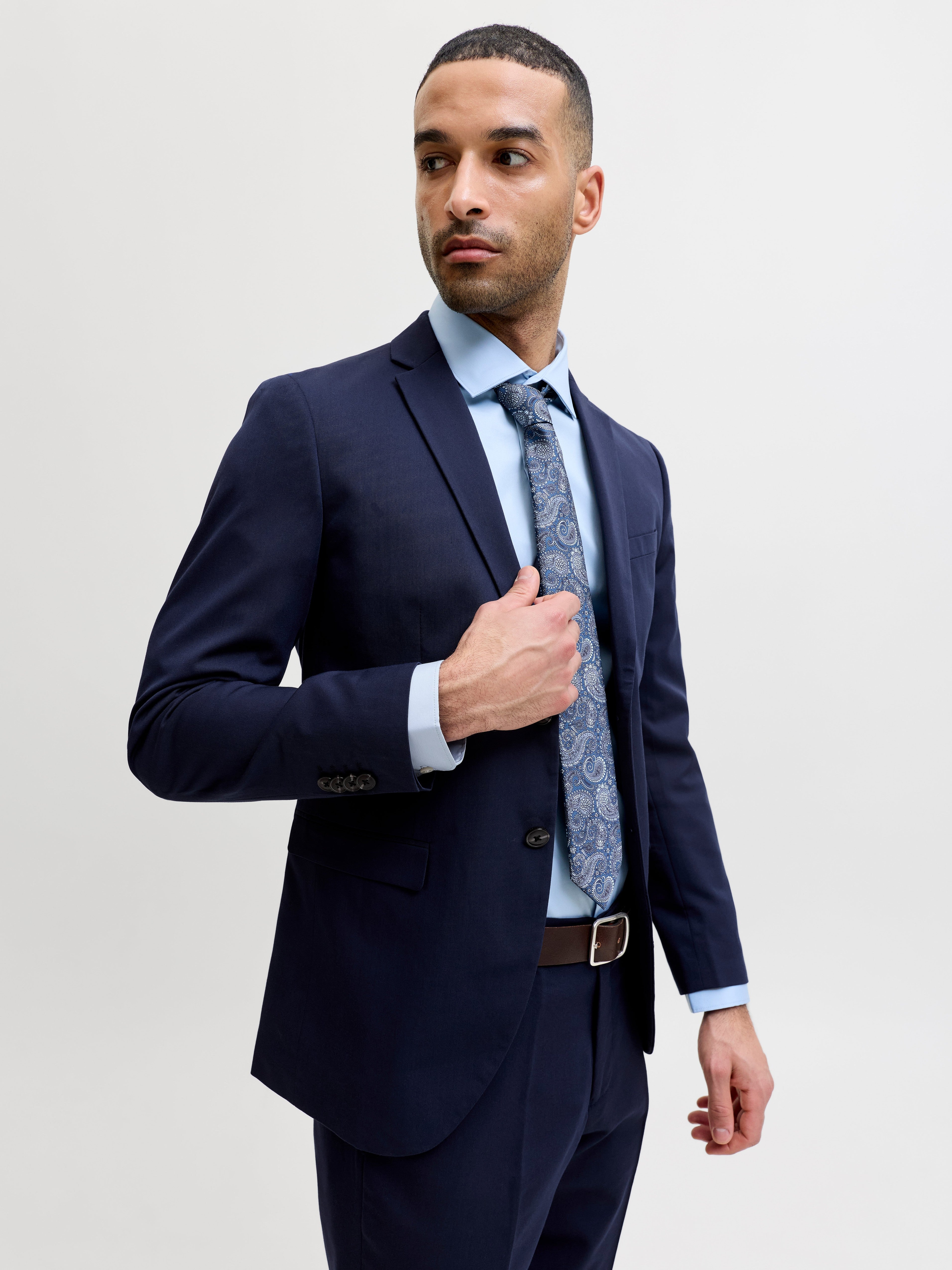 JACK & JONES JPRFRANCO blazer in medieval blue - Image 8