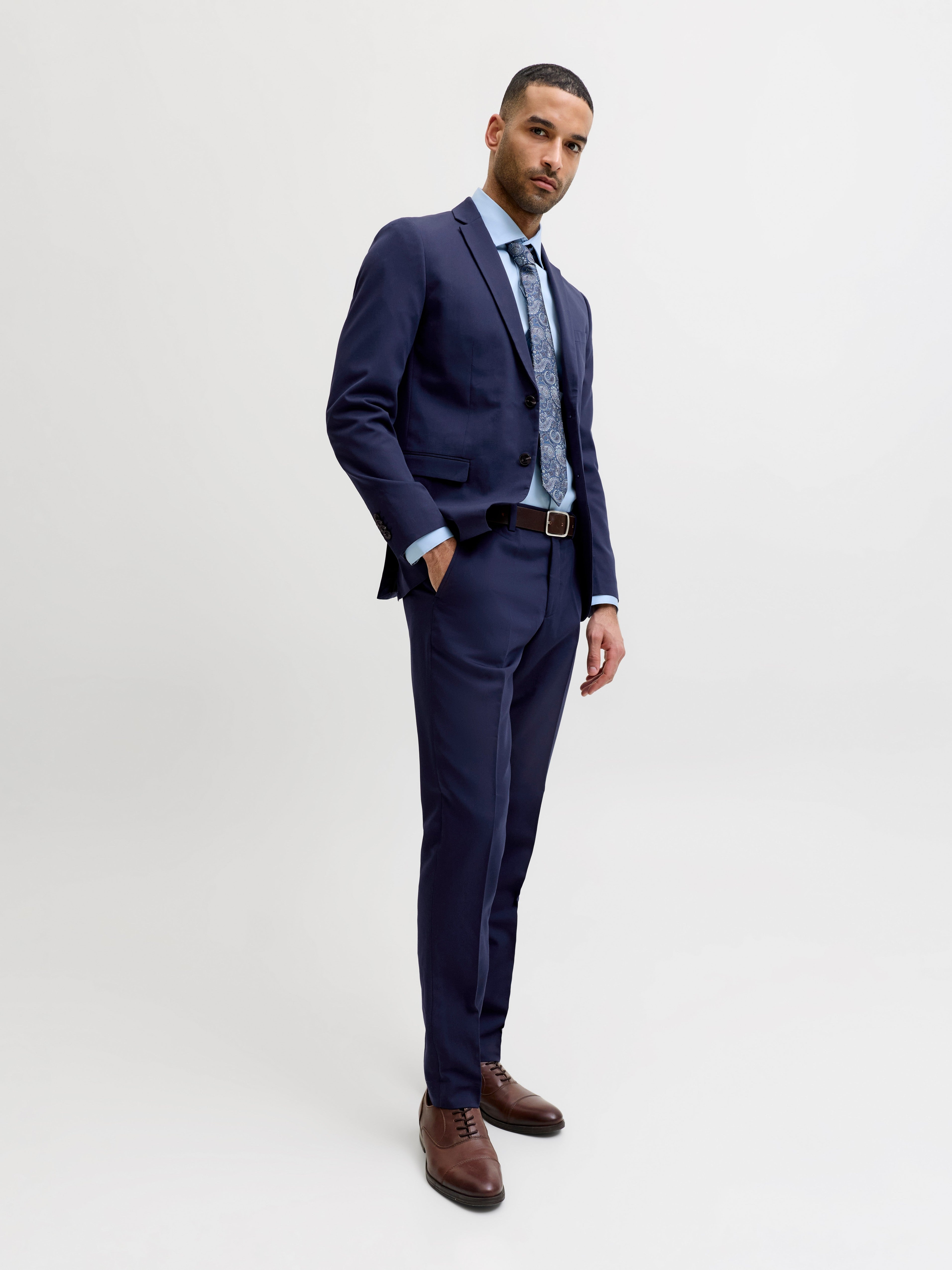 JACK & JONES JPRFRANCO trouser in medieval blue - Image 5