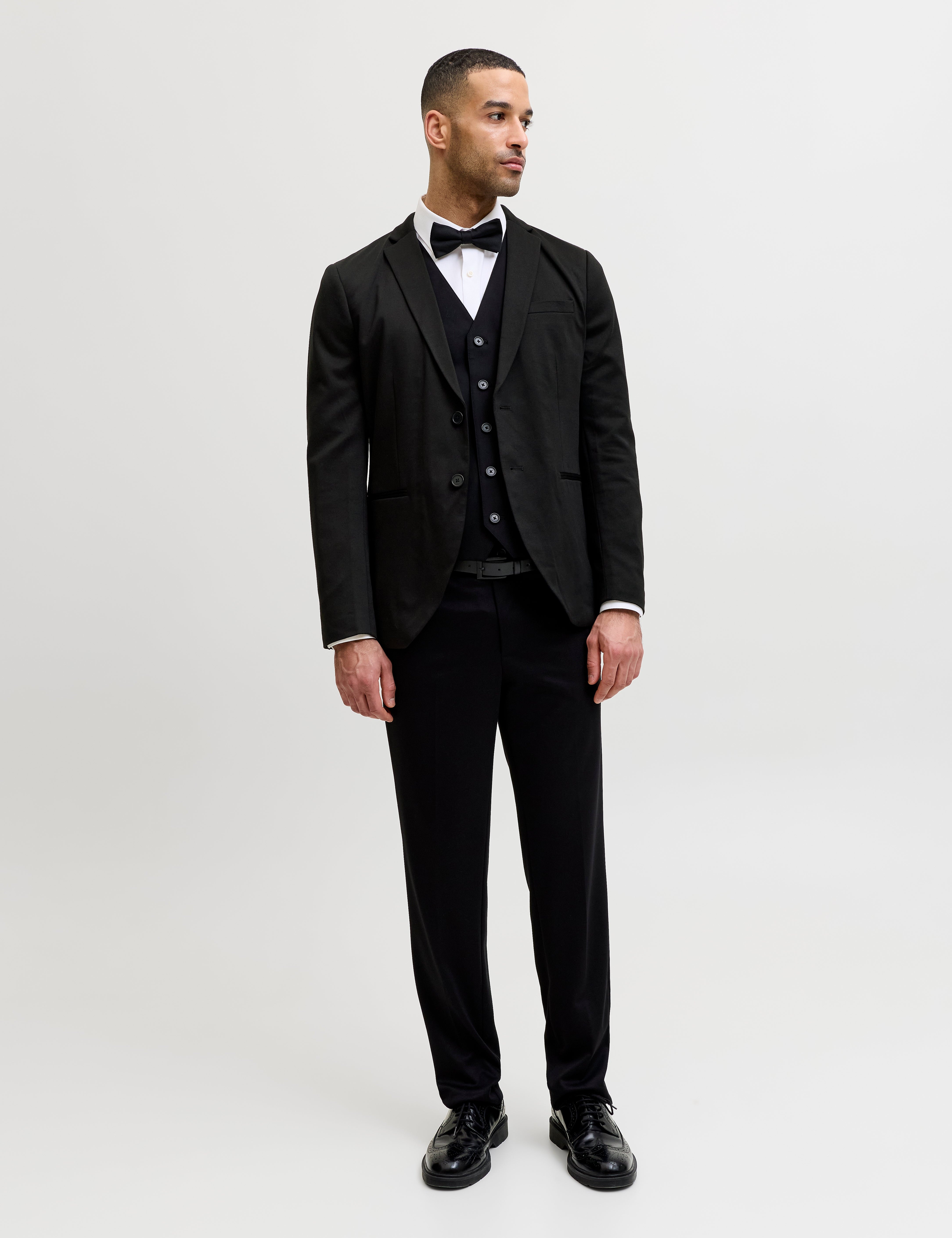 JACK & JONES JPRJAXON jersey blazer - black