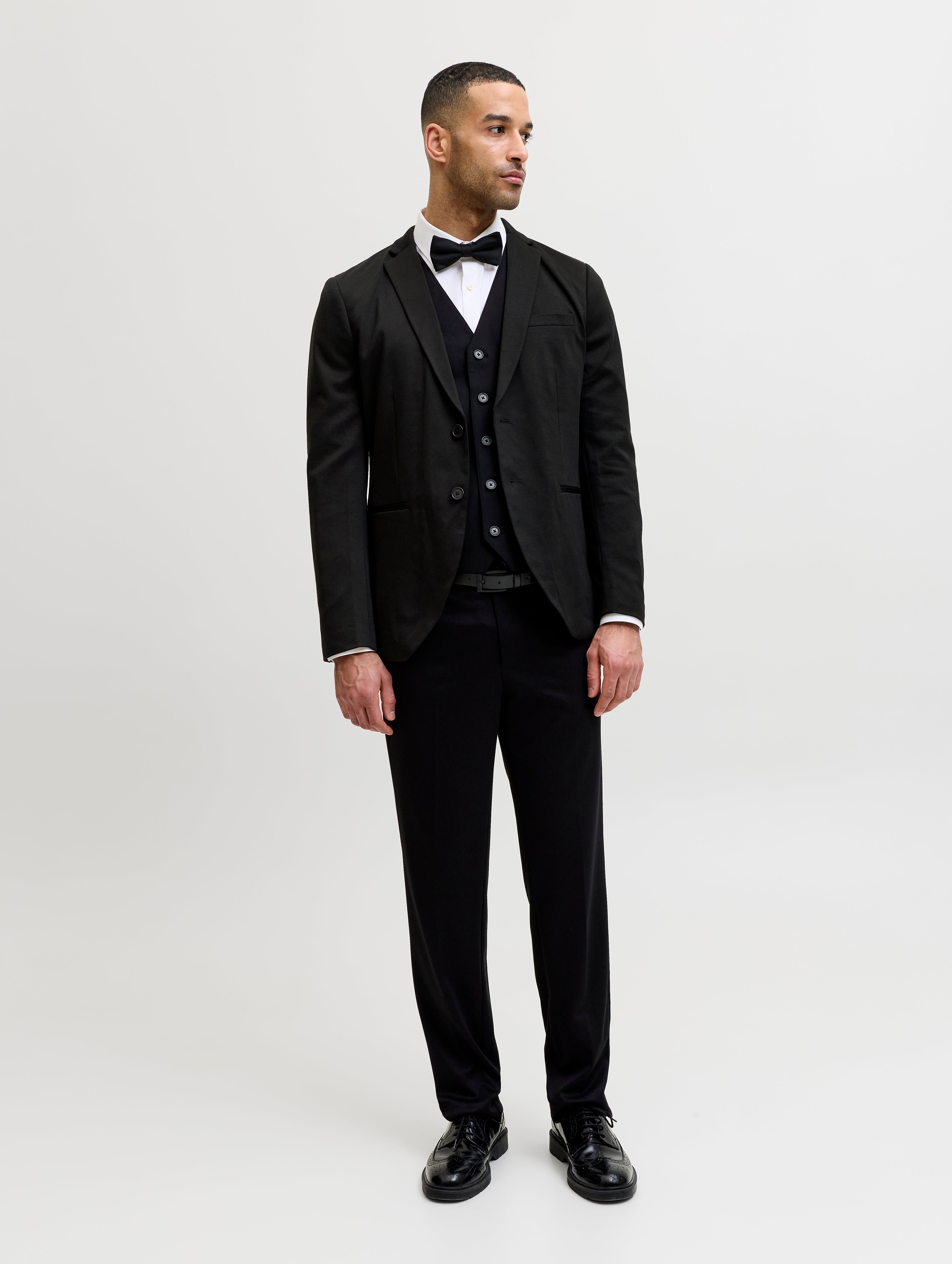 JACK & JONES JPRJAXON jersey blazer - black