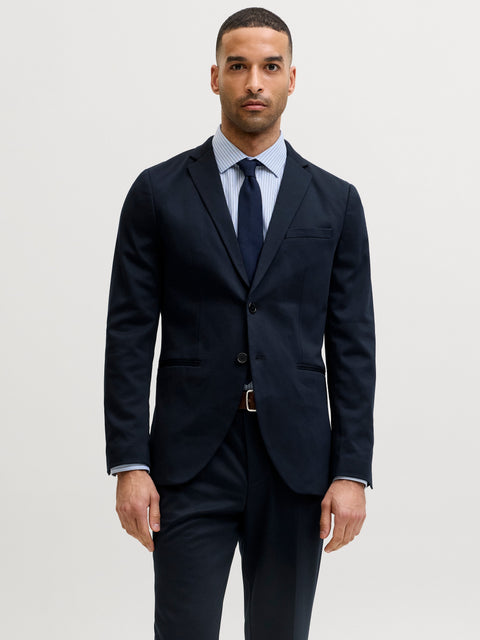 JACK & JONES JPRJAXON jersey blazer in dark navy