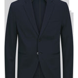 JACK & JONES JPRJAXON jersey blazer in dark navy - Image 3