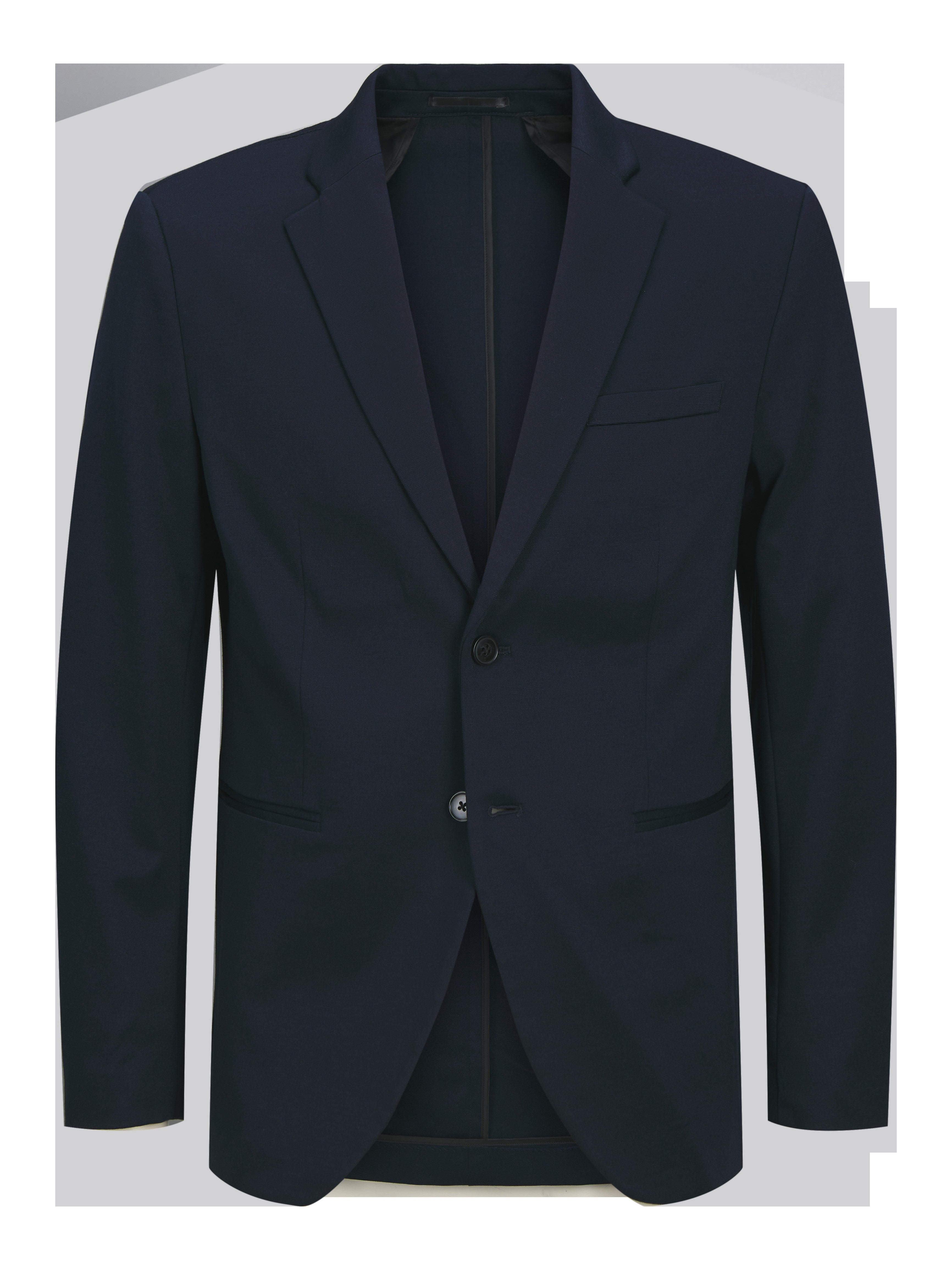 JACK & JONES JPRJAXON jersey blazer in dark navy - Image 3