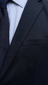 JACK & JONES JPRJAXON jersey blazer in dark navy - Image 6