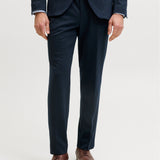 JACK & JONES JPRJAXON jersey trouser in dark navy - Image 1