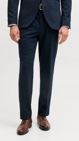 JACK & JONES JPRJAXON jersey trouser in dark navy - Image 1