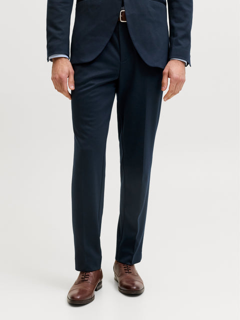 JACK & JONES JPRJAXON jersey trouser in dark navy