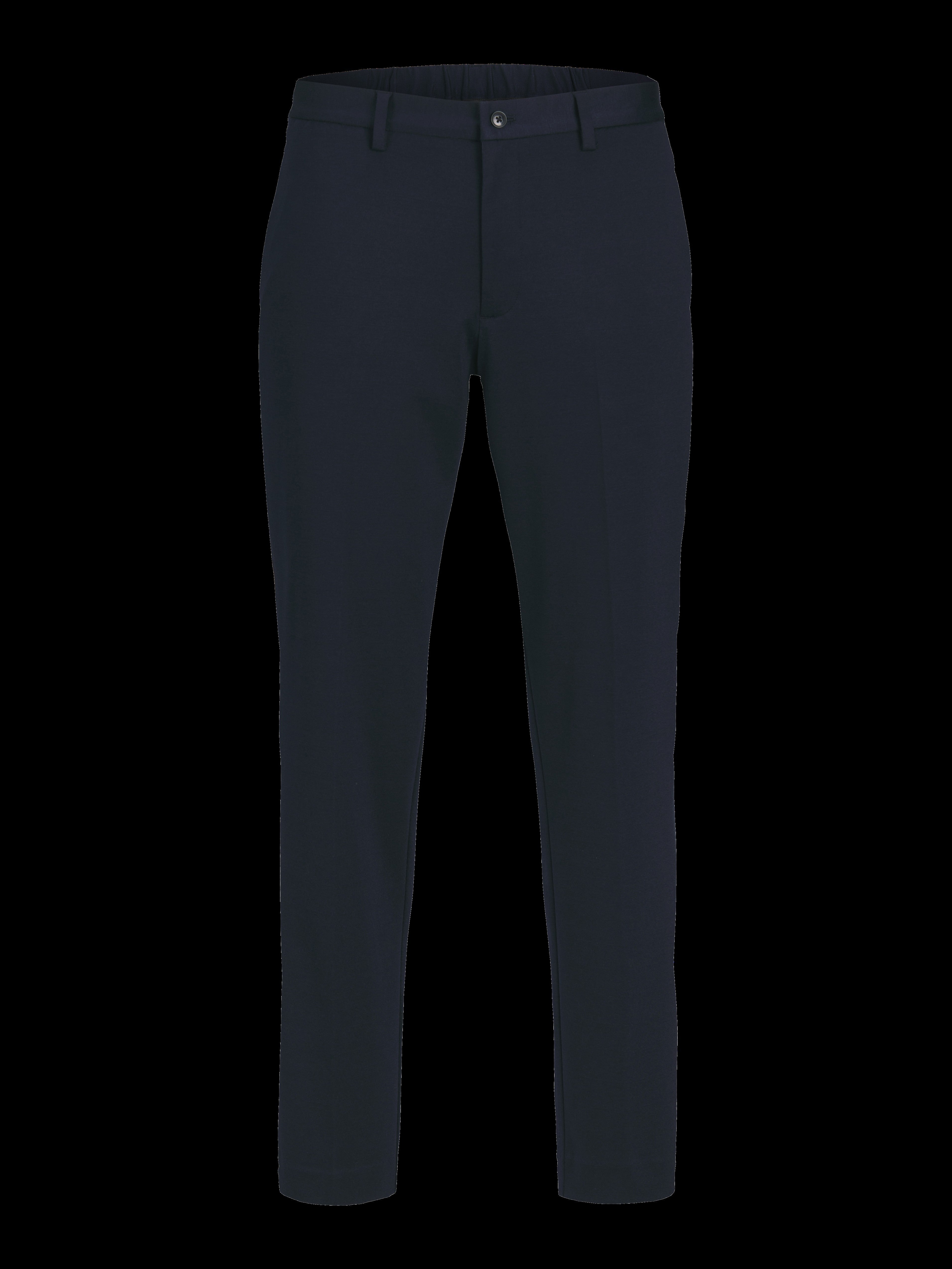 JACK & JONES JPRJAXON jersey trouser in dark navy - Image 3