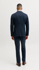 JACK & JONES JPRJAXON jersey trouser in dark navy - Image 2