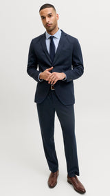 JACK & JONES JPRJAXON jersey trouser in dark navy - Image 8
