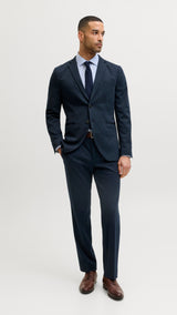 JACK & JONES JPRJAXON jersey trouser in dark navy - Image 5