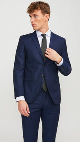 JACK & JONES JPRSOLARIS blazer in dark navy - Image 1
