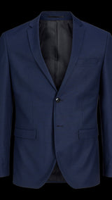 JACK & JONES JPRSOLARIS blazer in dark navy - Image 3