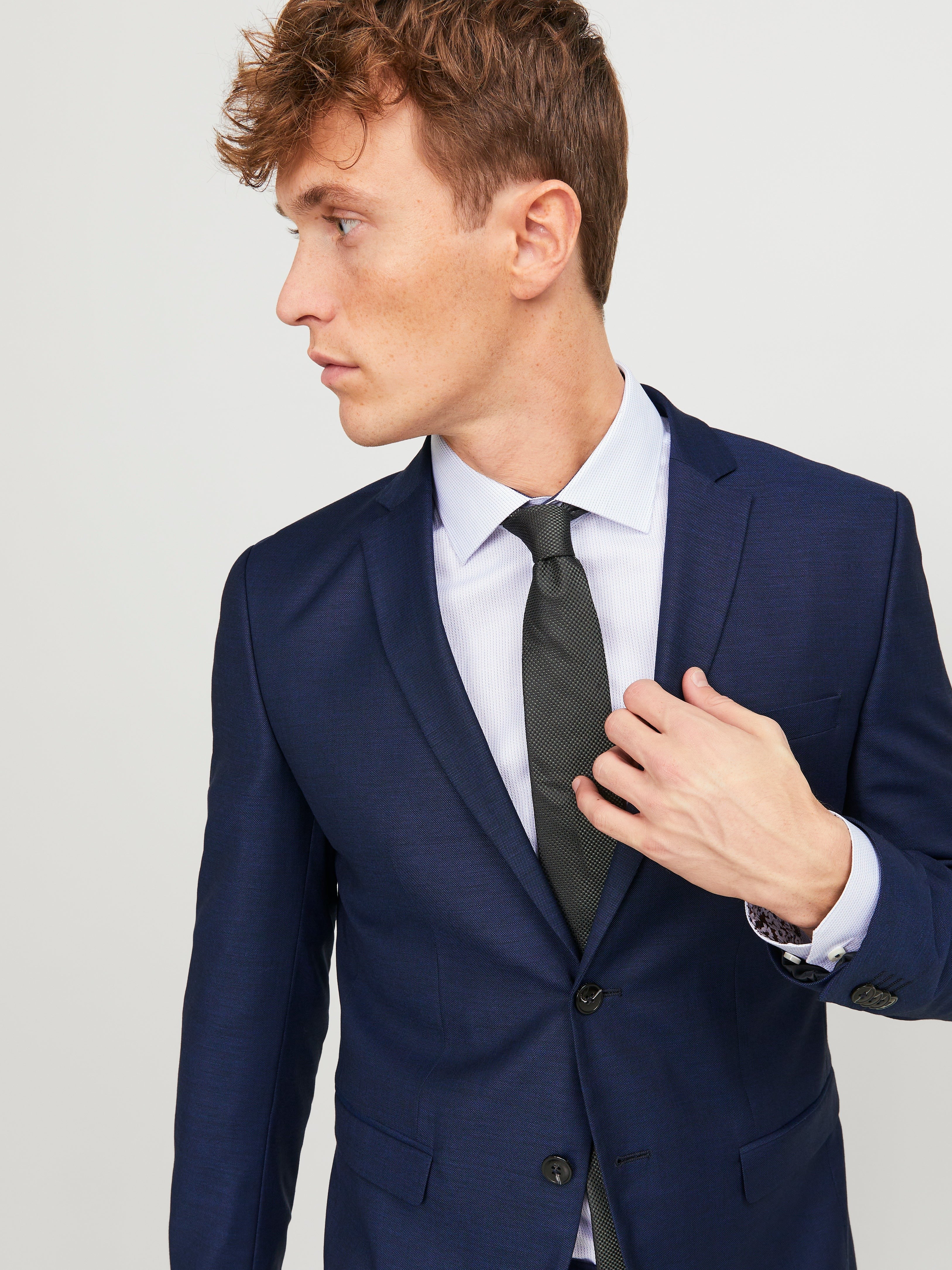 JACK & JONES JPRSOLARIS blazer in dark navy - Image 8