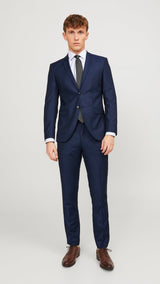 JACK & JONES JPRSOLARIS blazer in dark navy - Image 5