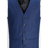 JACK & JONES JPRSOLARIS waistcoat in medieval blue - Image 3