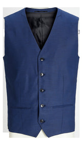 JACK & JONES JPRSOLARIS waistcoat in medieval blue - Image 3