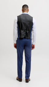 JACK & JONES JPRSOLARIS waistcoat in medieval blue - Image 2