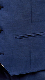 JACK & JONES JPRSOLARIS waistcoat in medieval blue - Image 6