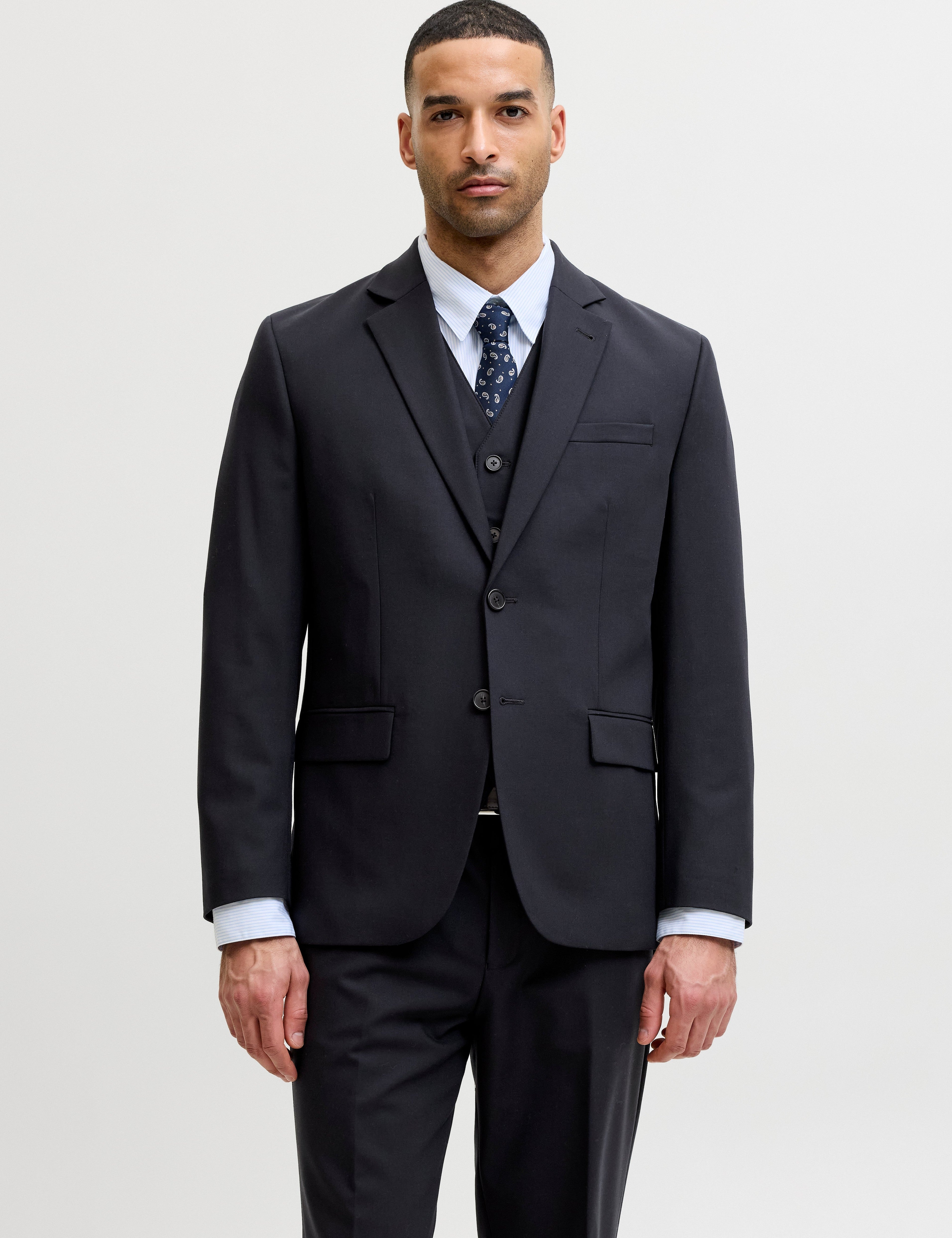 JACK & JONES JPRTHEO blazer in dark navy - Image 1