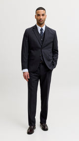 JACK & JONES JPRTHEO blazer in dark navy - Image 5