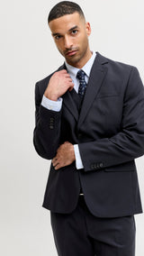 JACK & JONES JPRTHEO blazer in dark navy - Image 8
