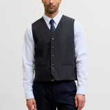 JACK & JONES JPRTHEO waistcoat in dark navy - Image 1