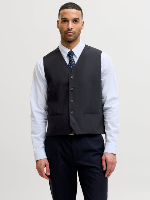 JACK & JONES JPRTHEO waistcoat in dark navy