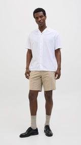 JACK & JONES JPSTACE leo chino shorts in plaza taupe - Image 5