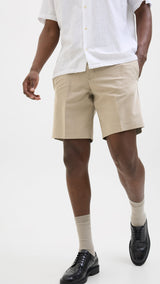 JACK & JONES JPSTACE leo chino shorts in plaza taupe - Image 8