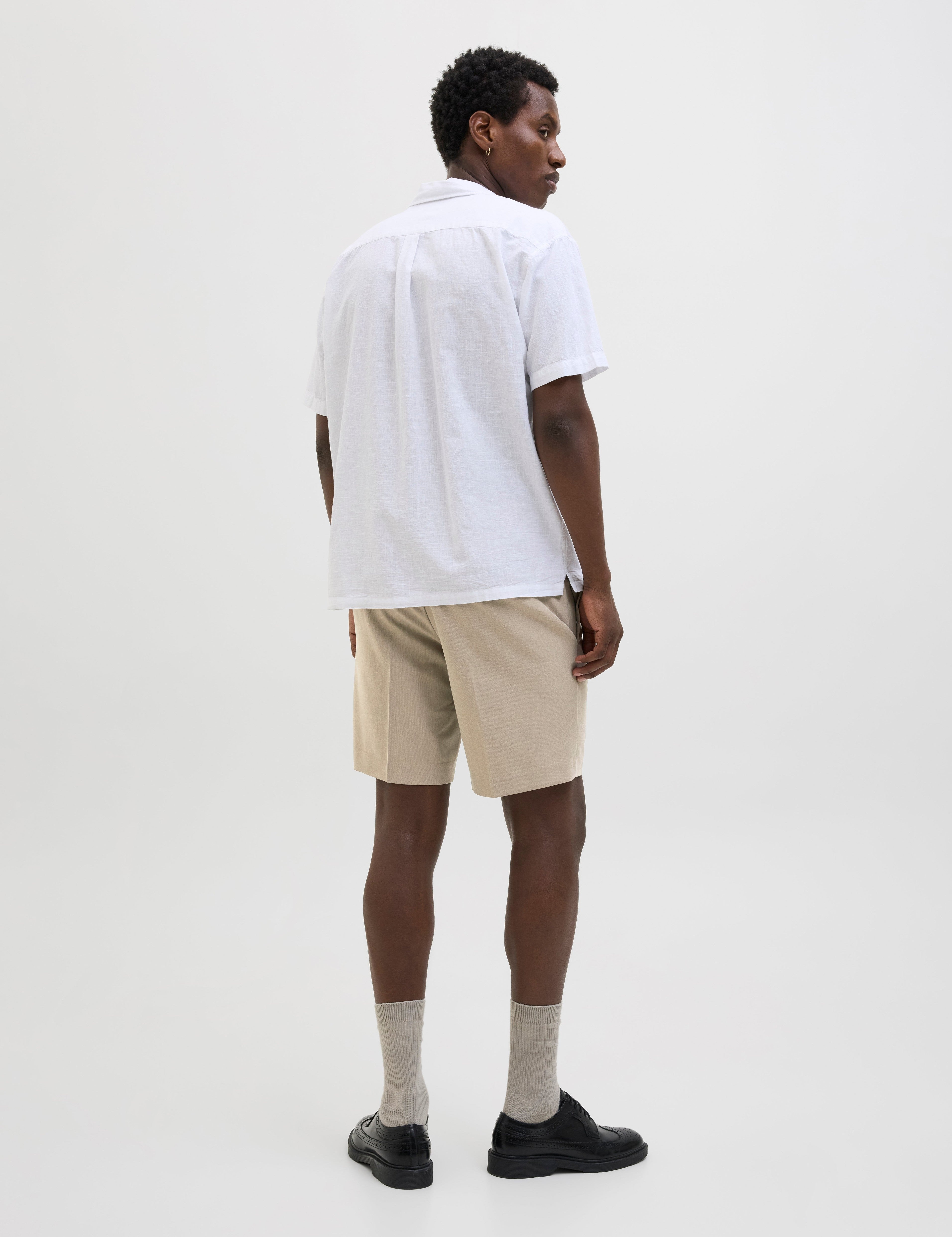 JACK & JONES JPSTACE leo chino shorts in plaza taupe - Image 2