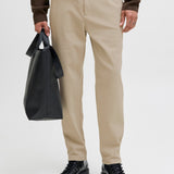JACK & JONES JPSTACE neo jogger pants in crockery - Image 1