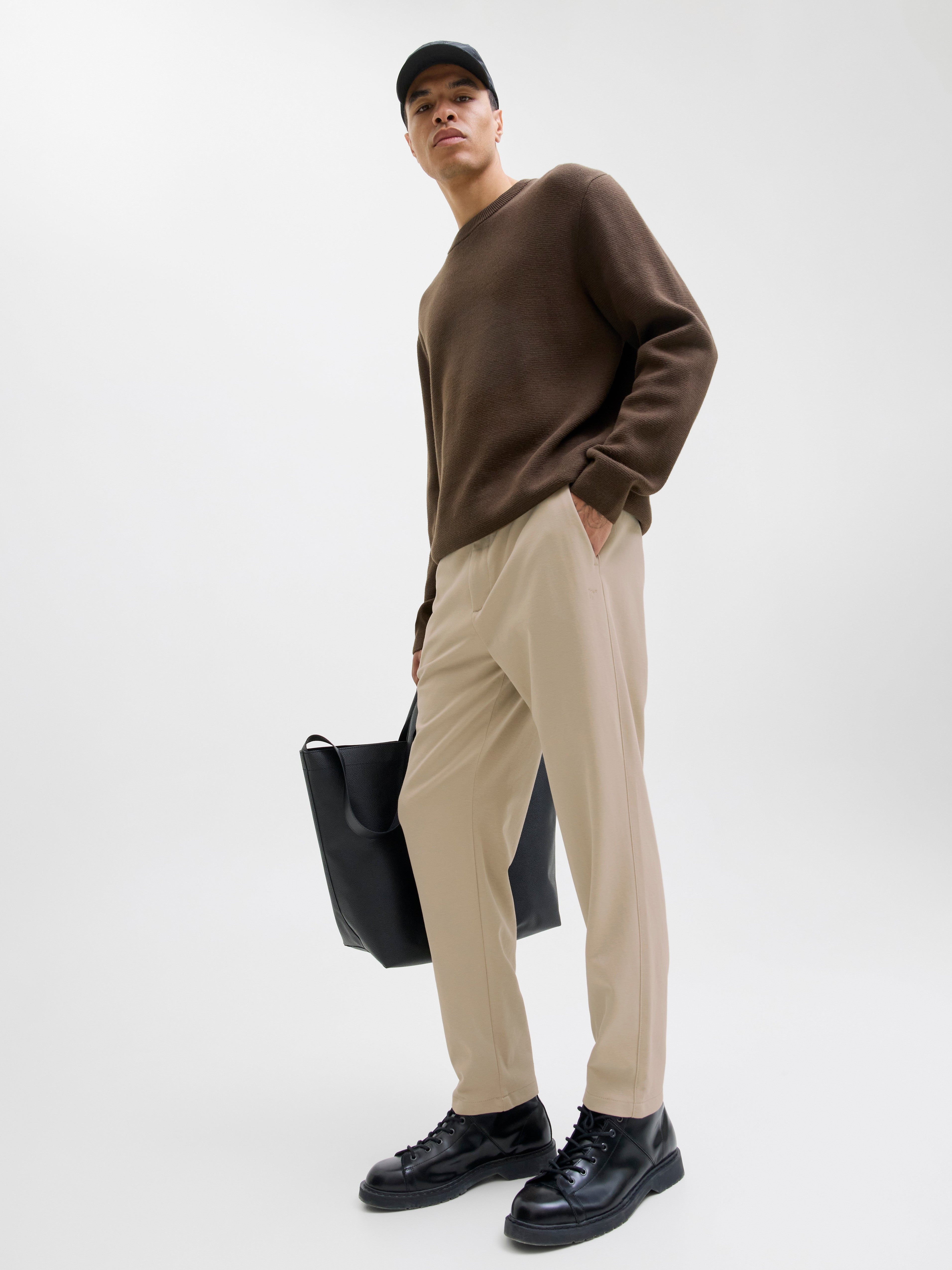 JACK & JONES JPSTACE neo jogger pants in crockery - Image 8