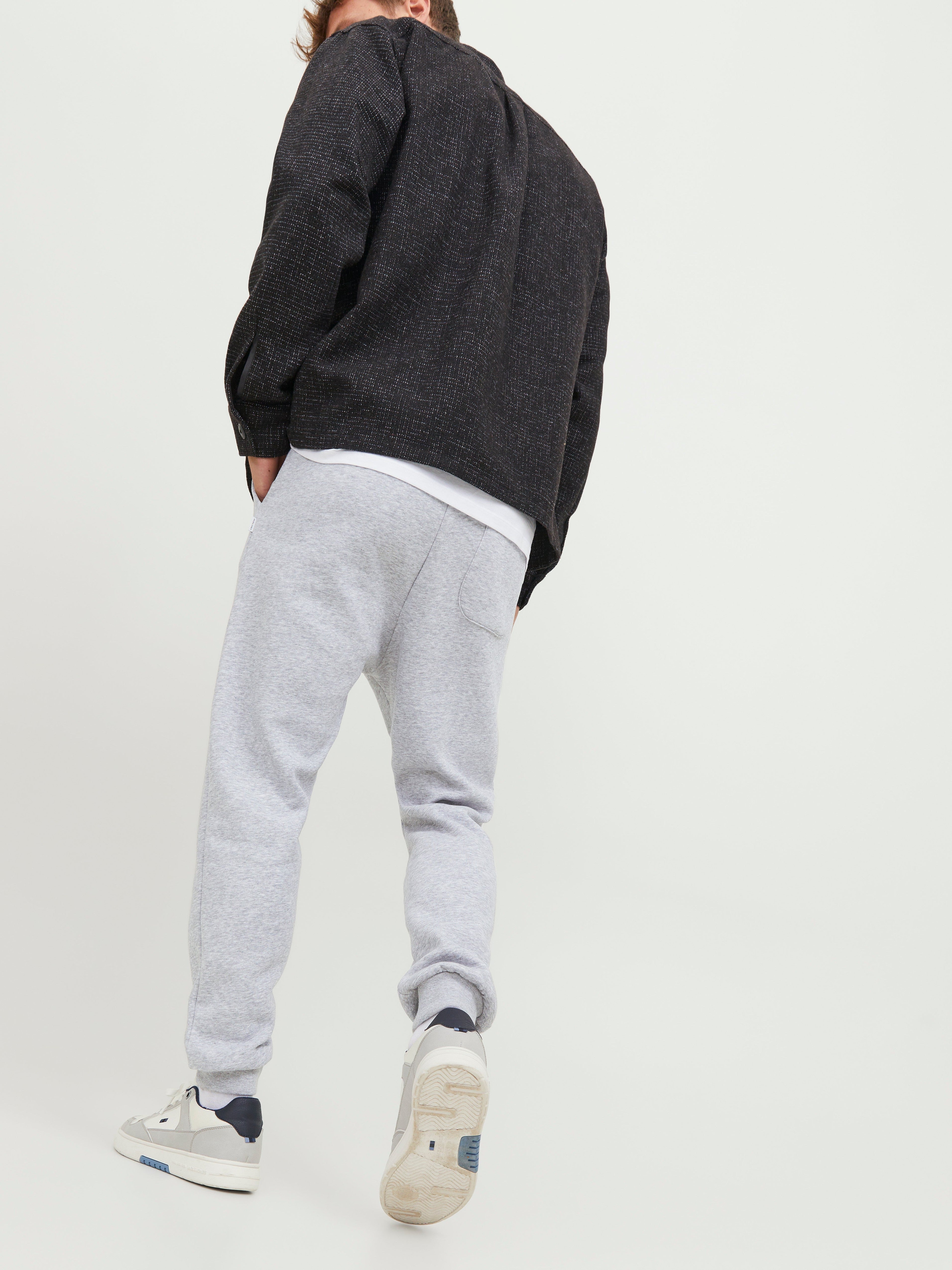 JACK & JONES JPSTGORDON bradley sweat pant in light grey  - Image 8