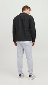 JACK & JONES JPSTGORDON bradley sweat pant in light grey  - Image 2