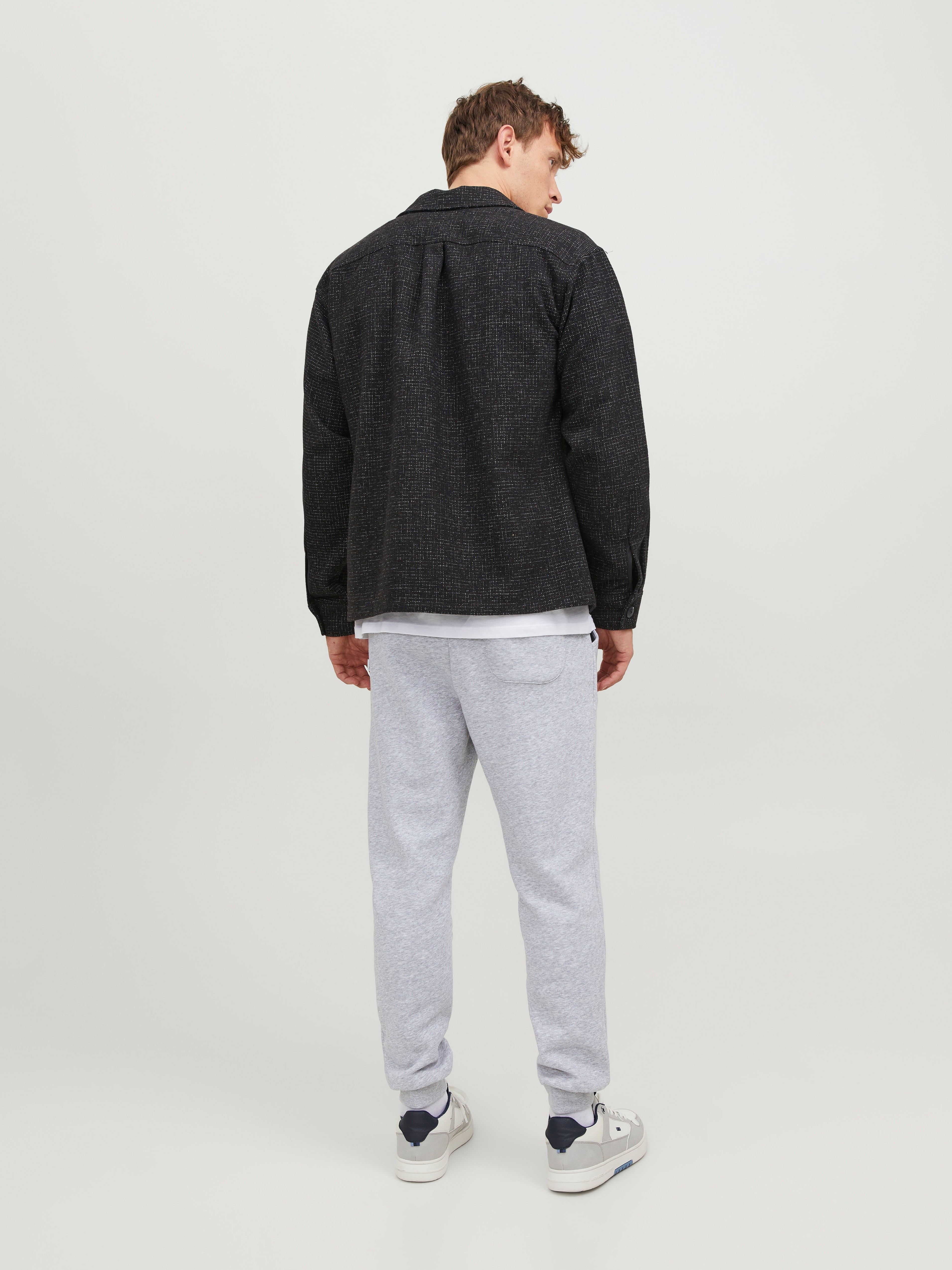 JACK & JONES JPSTGORDON bradley sweat pant in light grey  - Image 2