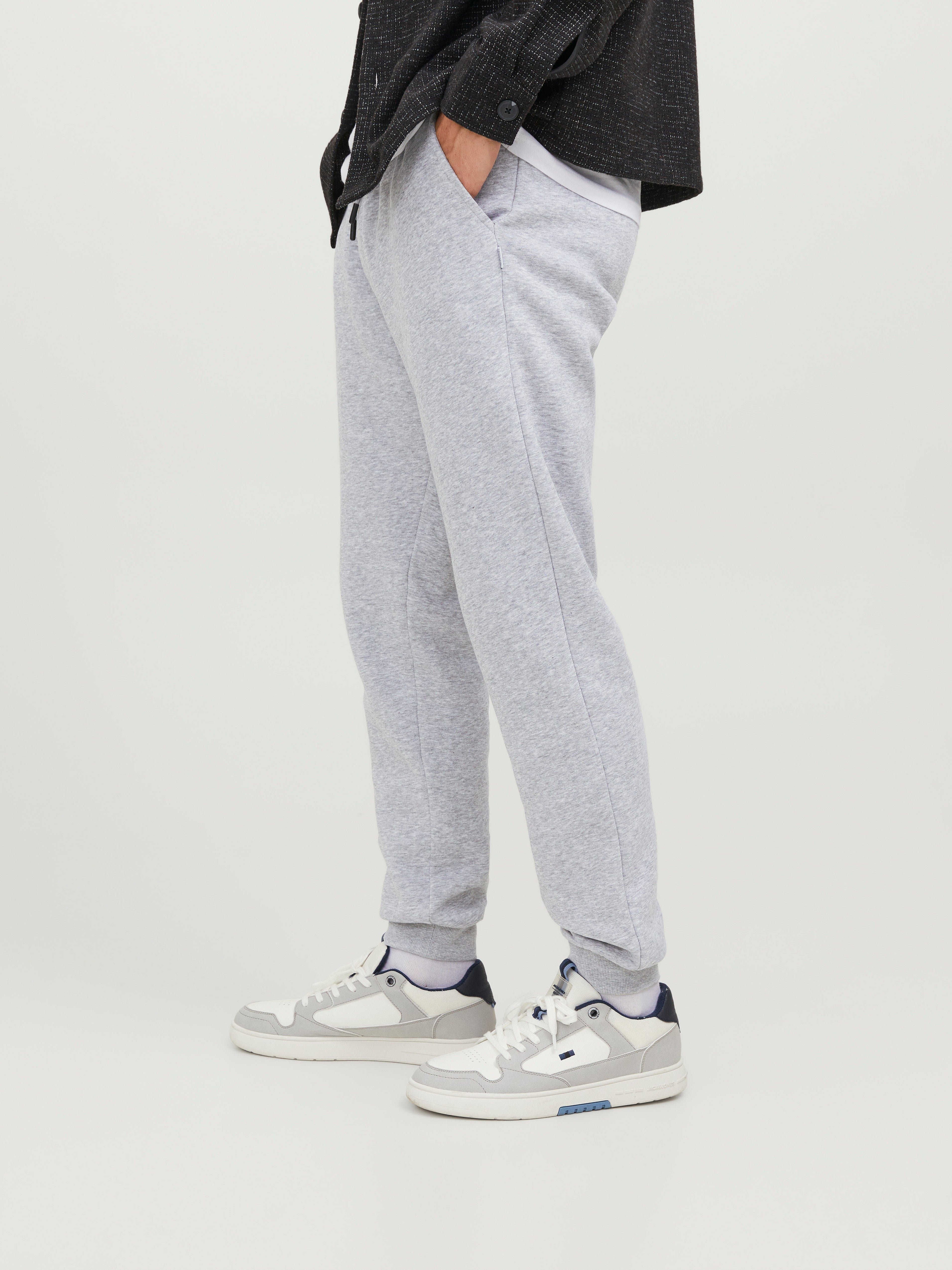 JACK & JONES JPSTGORDON bradley sweat pant in light grey  - Image 6