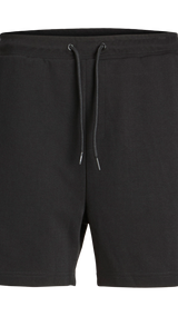 JACK & JONES JPSTGORDON fusion sweat shorts - black