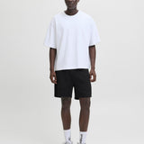 JACK & JONES JPSTGORDON fusion sweat shorts - black