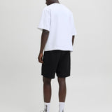 JACK & JONES JPSTGORDON fusion sweat shorts - black
