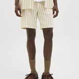 JACK & JONES JPSTJAIDEN coba stripe jog short in cedar - Image 1