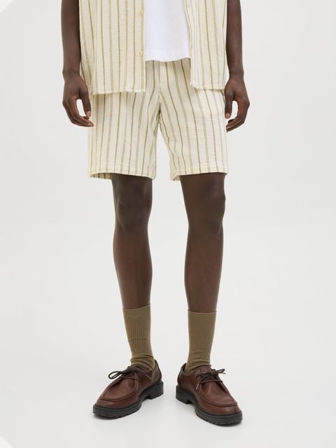 JACK & JONES JPSTJAIDEN coba stripe jog short in cedar