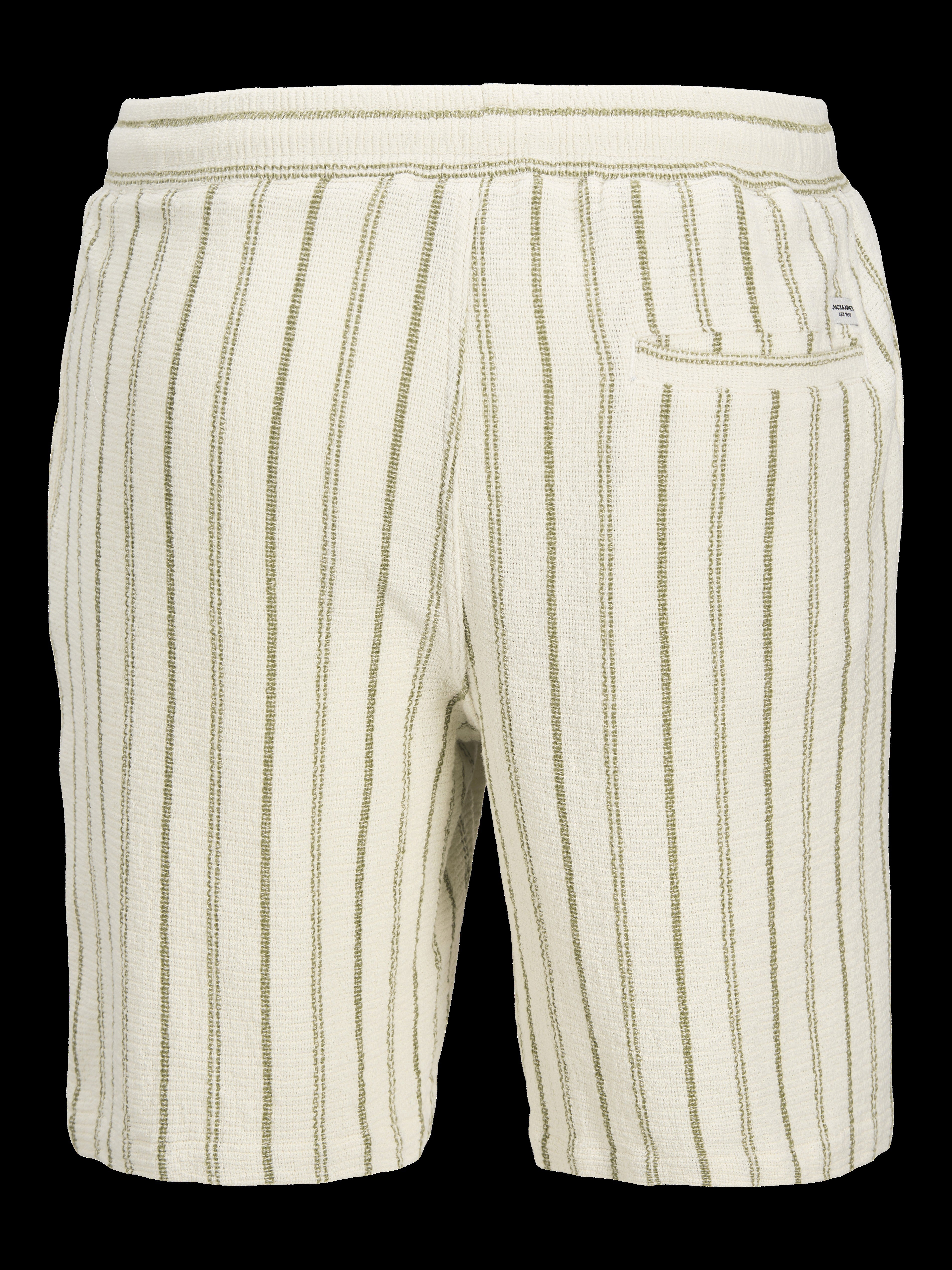 JACK & JONES JPSTJAIDEN coba stripe jog short in cedar - Image 4