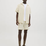 JACK & JONES JPSTJAIDEN coba stripe jog short in cedar - Image 5