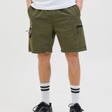 JACK & JONES JPSTJAIDEN marcher cargo shorts in castlerock - Image 1